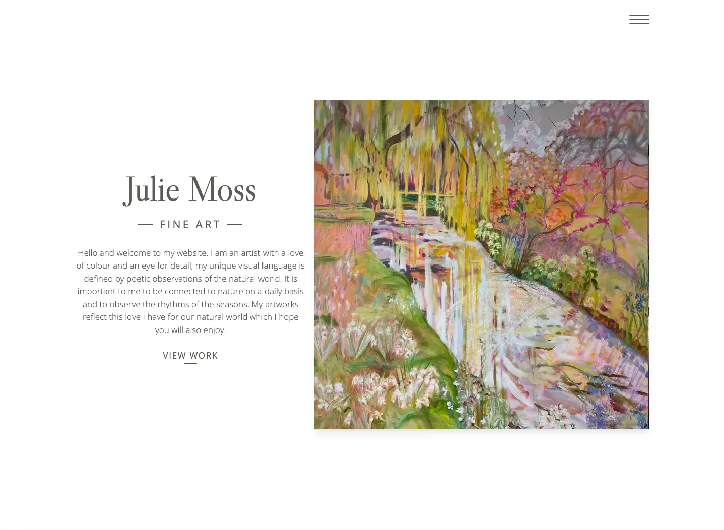 Julie Moss Fine Art screenshot